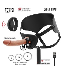 CYBER STRAP ARNES CON DILDO Y BALA CONTROL REMOTO TECNOLOGIA WATCHME M