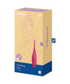 SATISFYER TWIRLING FUN ESTIMULADOR CLITORIS - ROSA