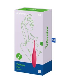 SATISFYER TWIRLING FUN ESTIMULADOR CLITORIS - ROJO