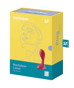 SATISFYER BACKDOOR LOVER PLUG ANAL VIBRADOR - ROJO