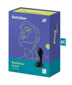 SATISFYER BACKDOOR LOVER PLUG ANAL VIBRADOR - NEGRO