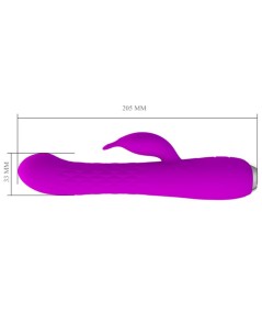 PRETTY LOVE MOLLY VIBRADOR CON ROTACION RECARGABLE