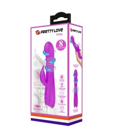 PRETTY LOVE MOLLY VIBRADOR CON ROTACION RECARGABLE