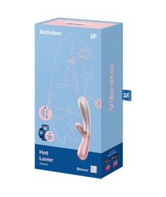 SATISFYER HOT LOVER VIBRADOR  ROSA-BEIGE