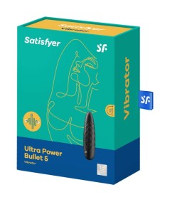 SATISFYER ULTRA POWER BULLET 5 BALA VIBRADORA NEGRA