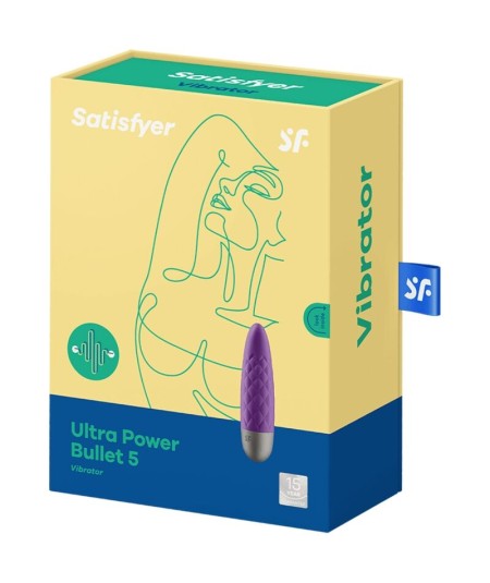 SATISFYER ULTRA POWER BULLET 5 BALA VIBRADORA VIOLETA