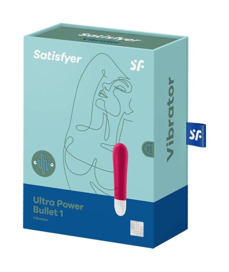 SATISFYER ULTRA POWER BULLET 1 BALA VIBRADORA ROJA