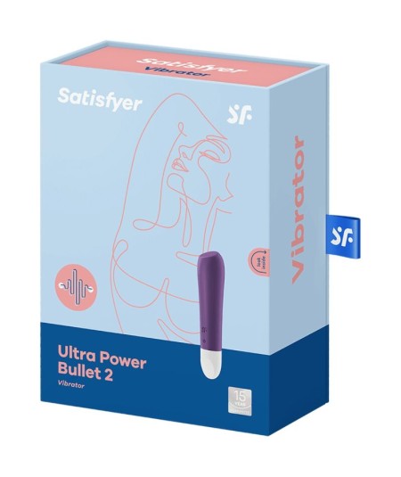 SATISFYER ULTRA POWER BULLET 2 BALA VIBRADORA MORADA