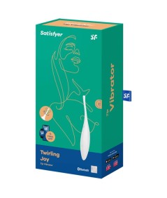 SATISFYER TWIRLING JOY ESTIMULADOR CLITORIS - BLANCO