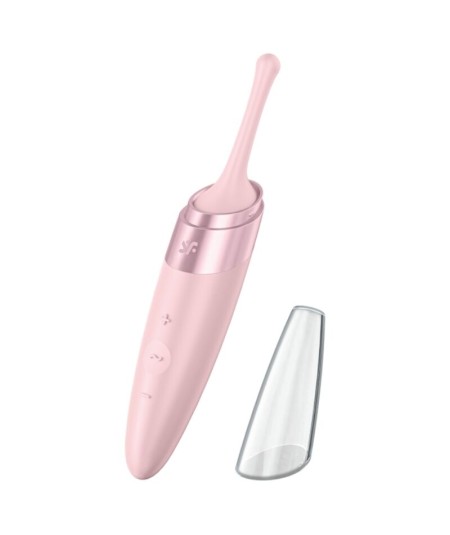 SATISFYER TWIRLING DELIGHT ESTIMULADOR CLITORIS ROSA