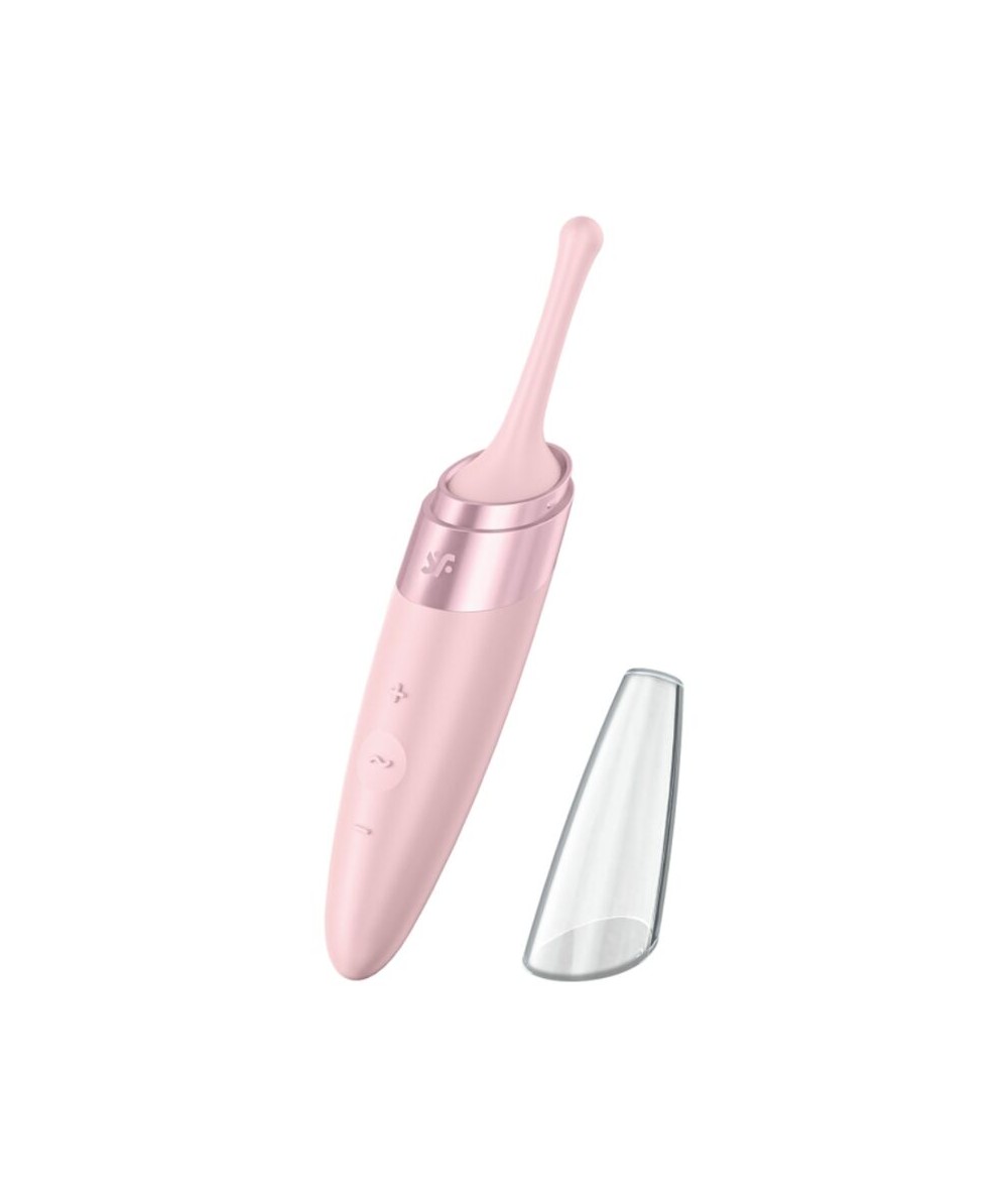 SATISFYER TWIRLING DELIGHT ESTIMULADOR CLITORIS ROSA