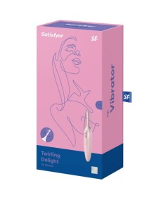 SATISFYER TWIRLING DELIGHT ESTIMULADOR CLITORIS ROSA