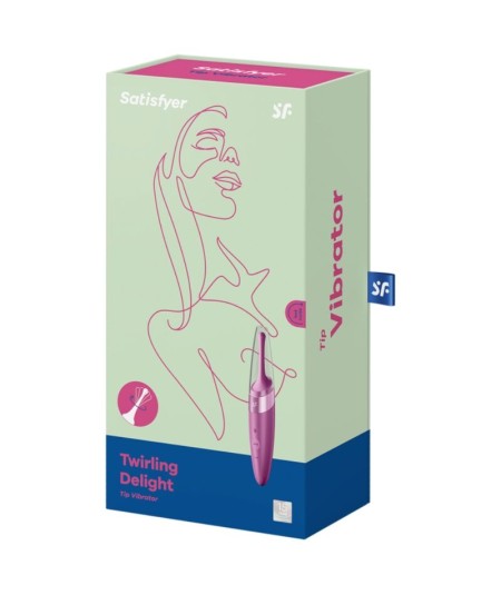 SATISFYER TWIRLING DELIGHT ESTIMULADOR CLITORIS - MORADO