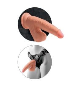 KING COCK PLUS 3D COCK SWINGING BALLS 15.2 CM