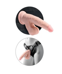 KING COCK PLUS 3D COCK SWINGING BALLS 12.7 CM