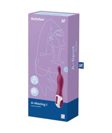 SATISFYER A-MAZING 1 VIBRADOR PUNTO A - BERRY