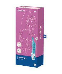 SATISFYER A-MAZING 2 VIBRADOR PUNTO A - TURQUESA