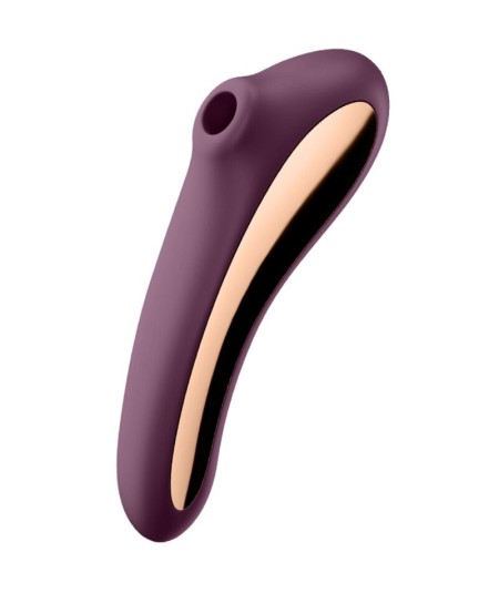 SATISFYER DUAL KISS ESTIMULADOR CLITORIS - PURPURA