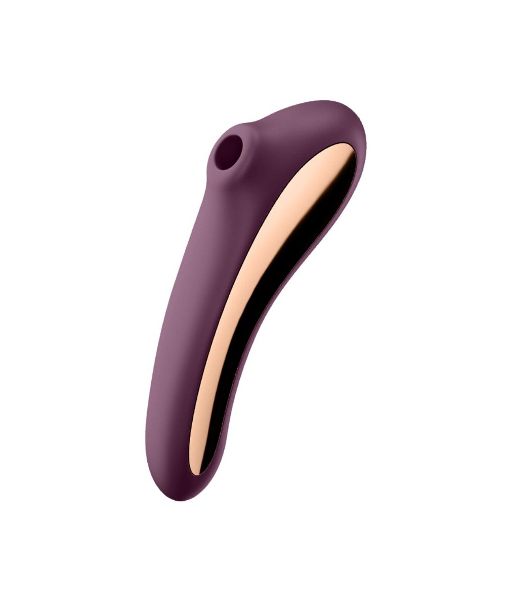 SATISFYER DUAL KISS ESTIMULADOR CLITORIS - PURPURA