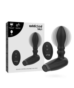 ADDICTED TOYS PLUG INFLABLE CONTROL REMOTO 10 MODOS DE VIBRACION