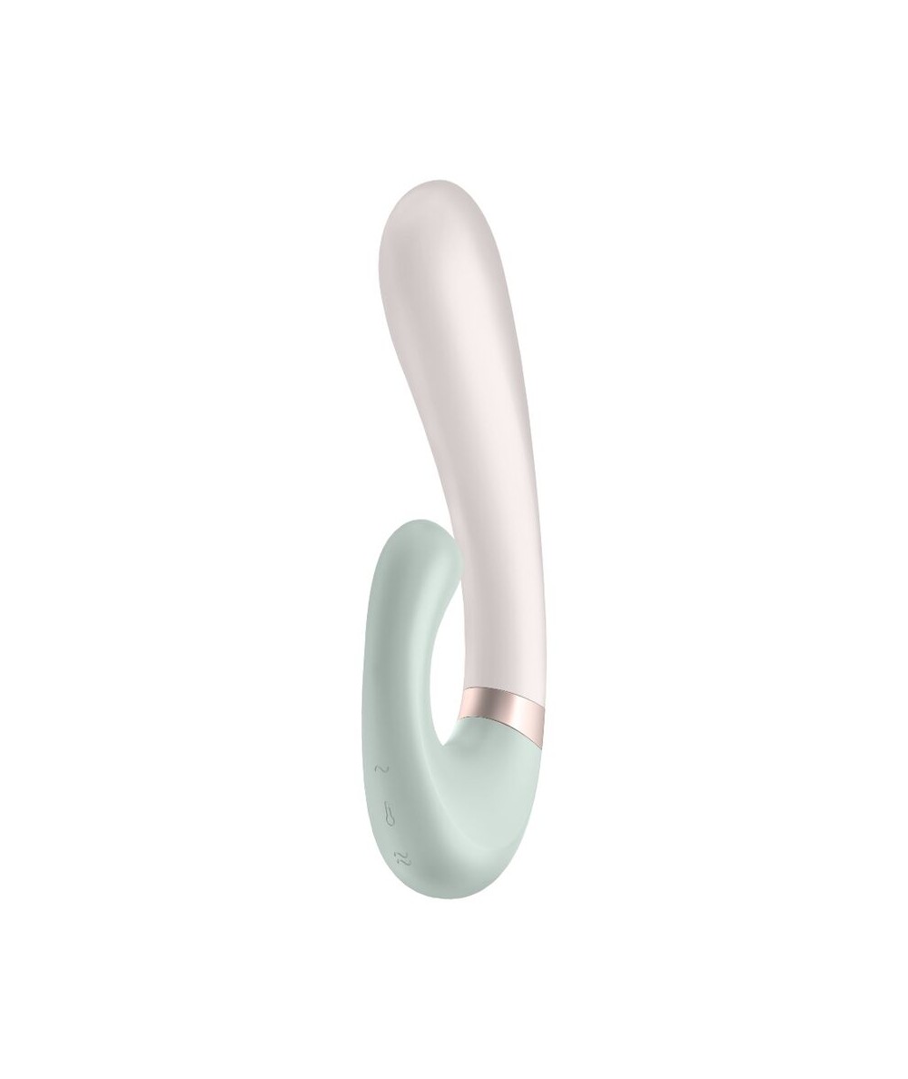 SATISFYER HEAT WAVE VIBRADOR APP - BLANCO