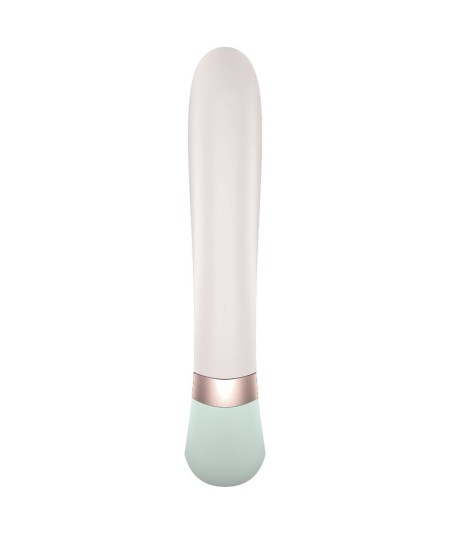 SATISFYER HEAT WAVE VIBRADOR APP - BLANCO