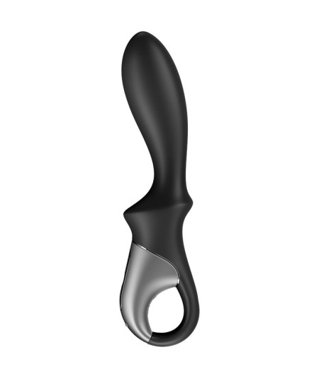 SATISFYER HEAT CLIMAX VIBRADOR ANAL APP - NEGRO