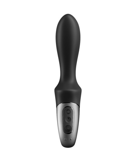 SATISFYER HEAT CLIMAX VIBRADOR ANAL APP - NEGRO