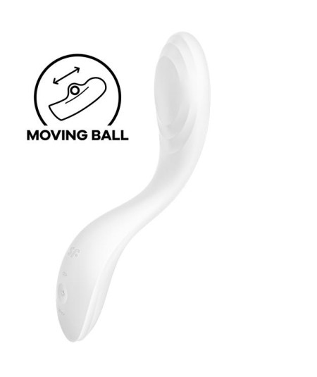 SATISFYER RRROLLING PLEASURE VIBRADOR PUNTO G - BLANCO