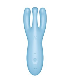 SATISFYER THREESOME 4 VIBRADOR APP - AZUL