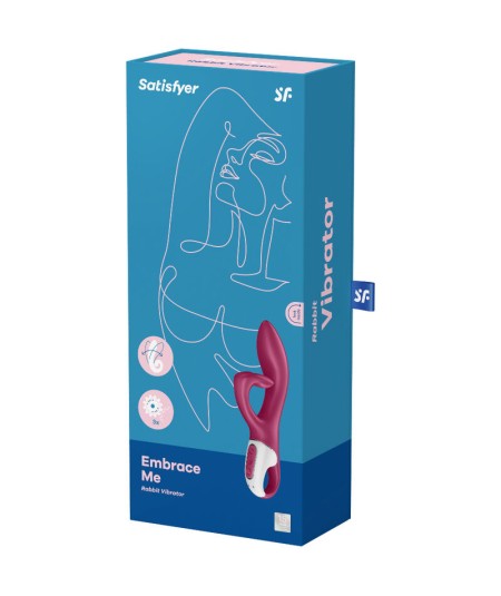 SATISFYER EMBRACE ME VIBRADOR PUNTO G - ROJO