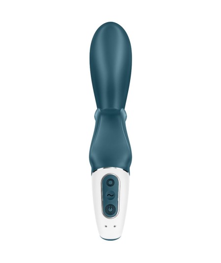 SATISFYER HUG ME VIBRADOR RABBIT APP - AZUL