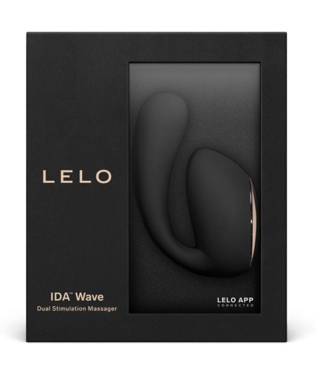 LELO IDA WAVE MASAJEADOR PAREJAS NEGRO