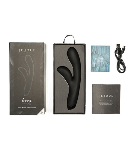 JE JOUE HERA FLEX VIBRADOR RABBIT - NEGRO