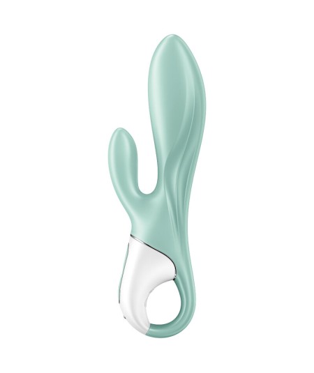 SATISFYER AIR PUMP BUNNY 5+ VIBRADOR RABBIT INFLABLE APP - VERDE