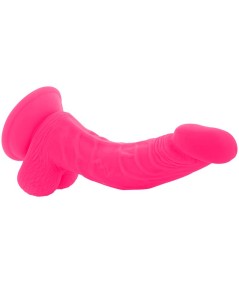 DIVERSIA DILDO FLEXIBLE CON VIBRACION 21.5 CM - ROSA