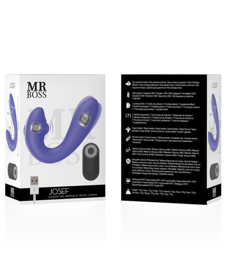 MR BOSS- JOSEF PULSATION & VIBRATION CONTROL REMOTO PARA PAREJAS