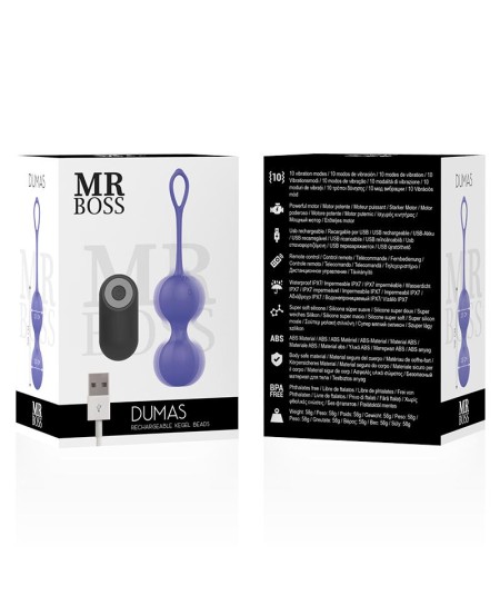 MR BOSS- DUMAS KEGEL BOLAS VIBRADORAS CONTROL REMOTO