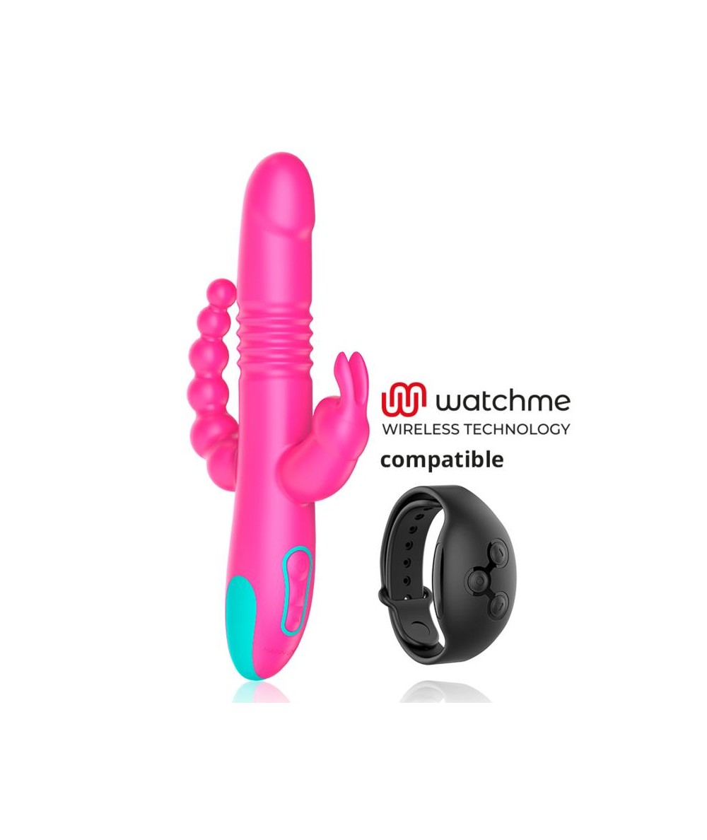 HAPPY LOKY - DONALD TRIPLE ESTIMULACIÓN: ANAL, PUNTO G & CLÍTORIS COMPATIBLE CON WATCHME WIRELESS TECHNOLOGY