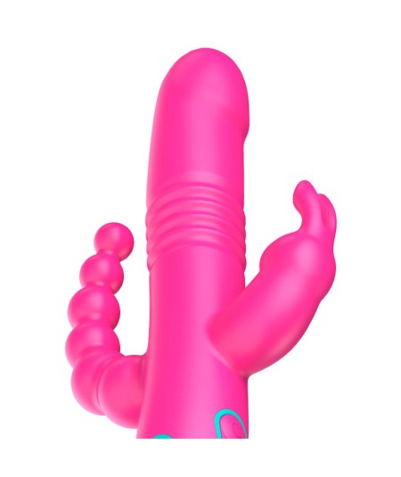 HAPPY LOKY - DONALD TRIPLE ESTIMULACIÓN: ANAL, PUNTO G & CLÍTORIS COMPATIBLE CON WATCHME WIRELESS TECHNOLOGY