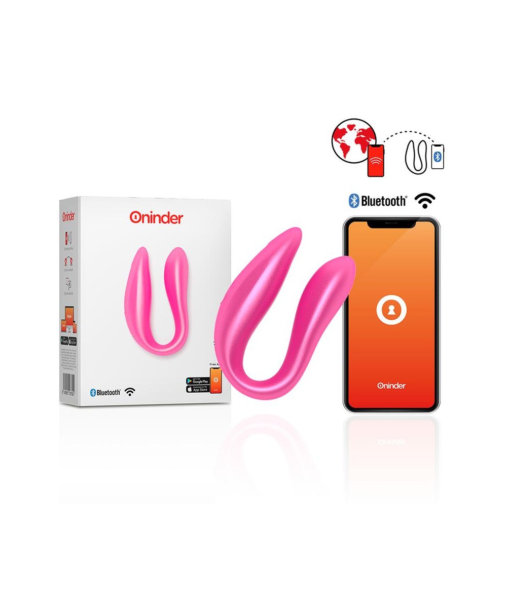 ONINDER - LISBOA ESTIMULADOR PUNTO G & CLÍTORIS ROSA - FREE APP