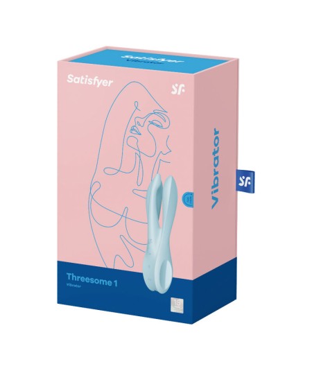 SATISFYER THREESOME 1 VIBRADOR - AZUL