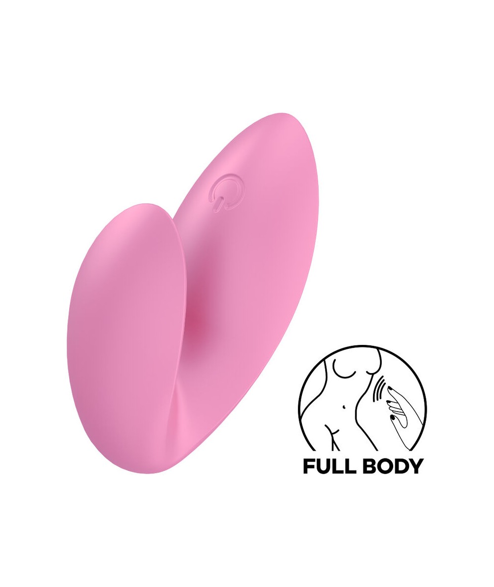 SATISFYER LOVE RIOT VIBRADOR DEDAL - ROSA