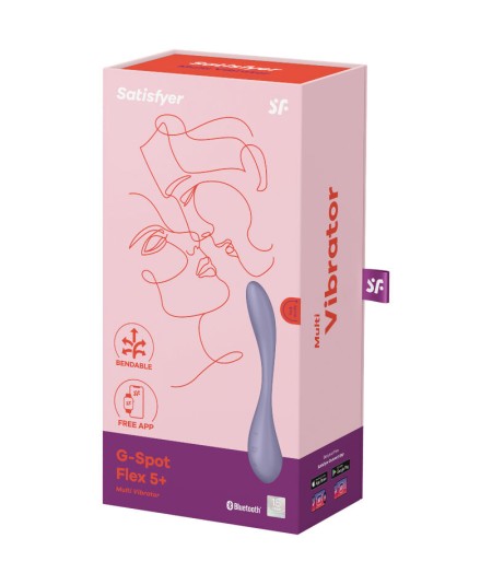 SATISFYER G-SPOT FLEX 5 MULTI VIBRADOR - LILA