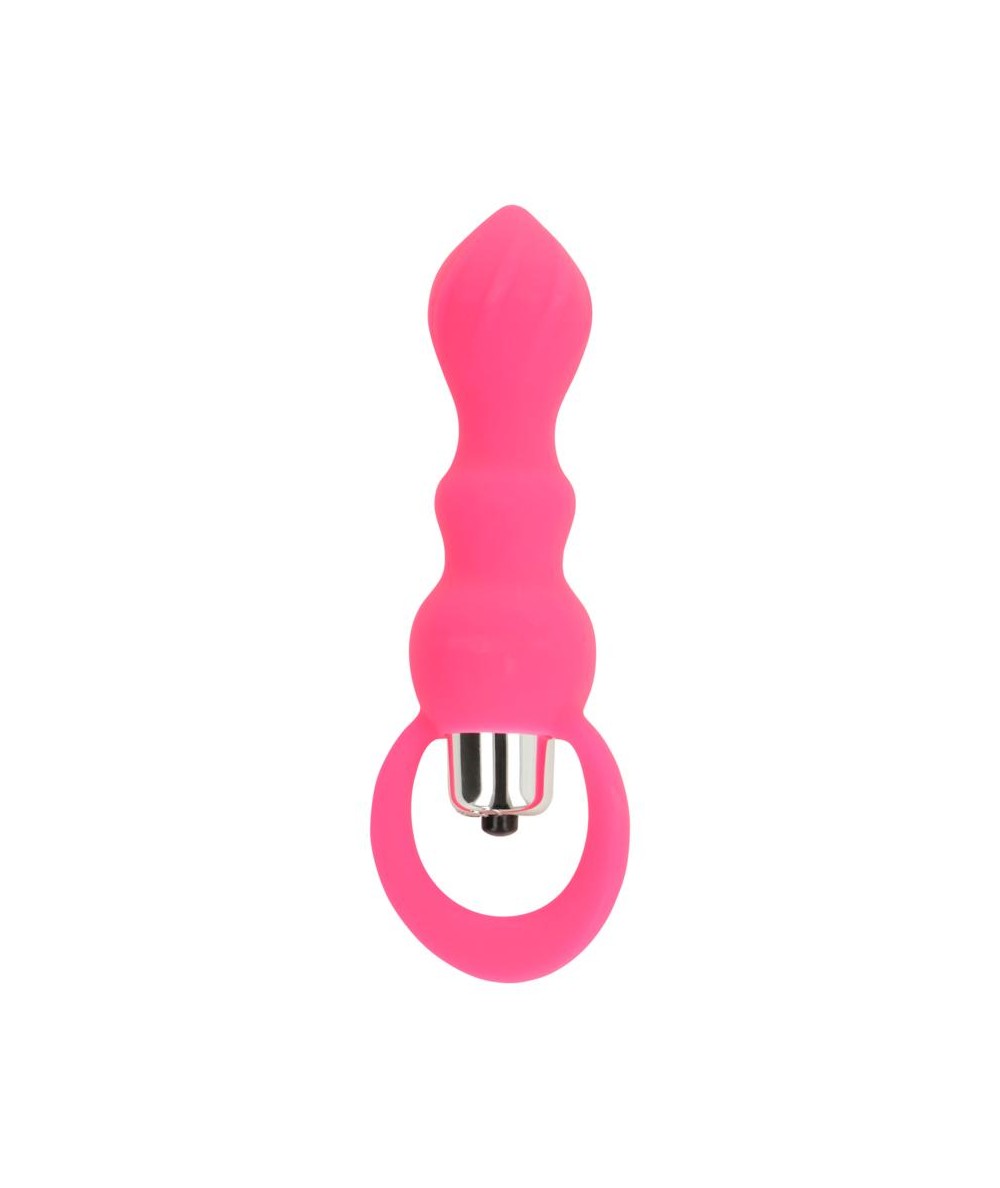 OHMAMA ESTIMULADOR ANAL CON VIBRACION 9 CM - ROSA