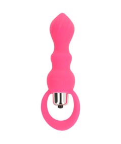 OHMAMA ESTIMULADOR ANAL CON VIBRACION 9 CM - ROSA