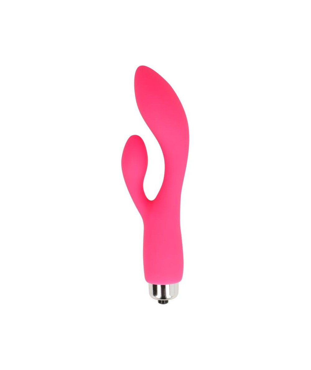 OHMAMA VIBRADOR CON RABBIT 12.5 CM - ROSA