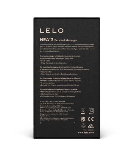 LELO NEA 3 MASAJEADOR PERSONAL - AZUL