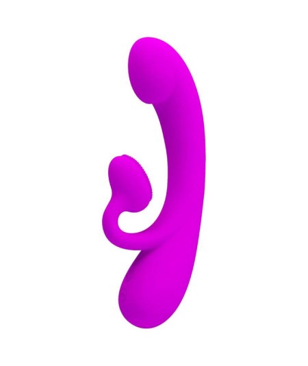 PRETTY LOVE - SINCERE VIBRADOR Y SUCCIONADOR DE CLITORIS SILICONA MORADO