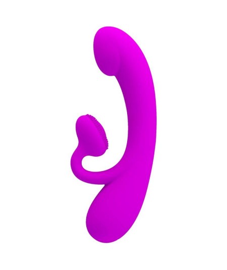 PRETTY LOVE - SINCERE VIBRADOR Y SUCCIONADOR DE CLITORIS SILICONA MORADO